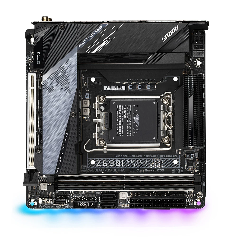 LGA1700 Z690 2*DDR5 64GB Mini-ITX Desktop Motherboard Z690I AORUS ULTRA For Gigabyte