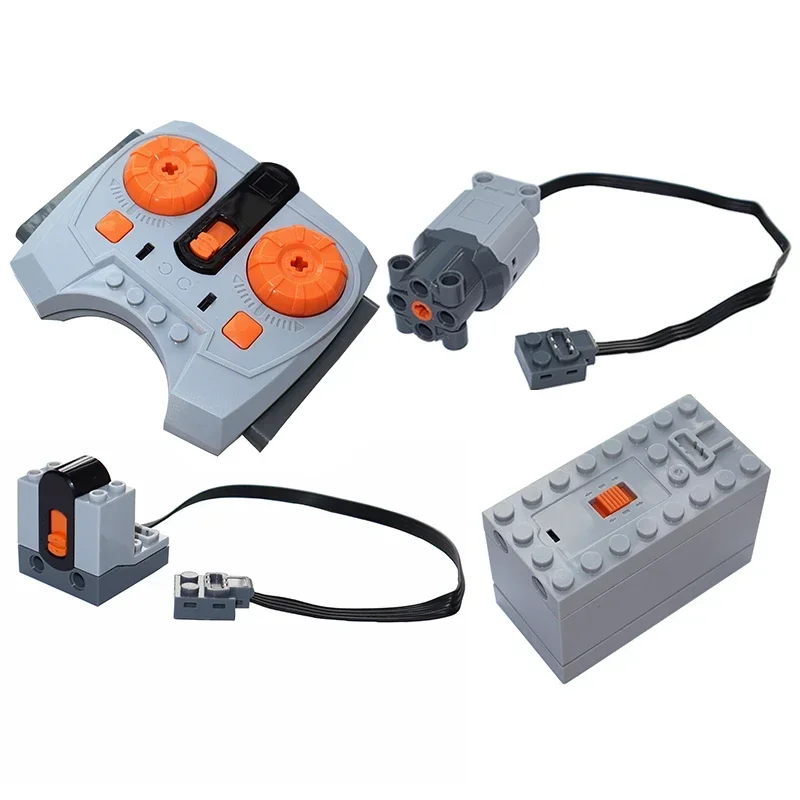 

High-tech Motors Remote Receiver Bricks Technical Parts Power Function PF Model Sets Compatible Mechanical MOC Building Blocks