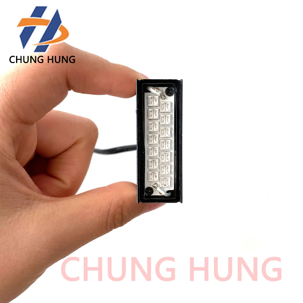 High Power Curing Ligh 35W UV LED 365nm  Fan Cooling Small UV Lamps For  3D Label Printer Glue DIY