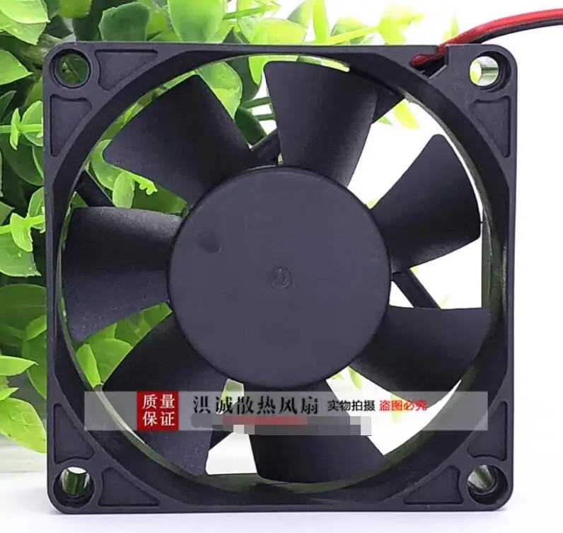Ltsf لـ EVERFLOW R247025BU DC 24V 0.20A 70x70x25mm 2-Wire Server Cooling Fan7cm