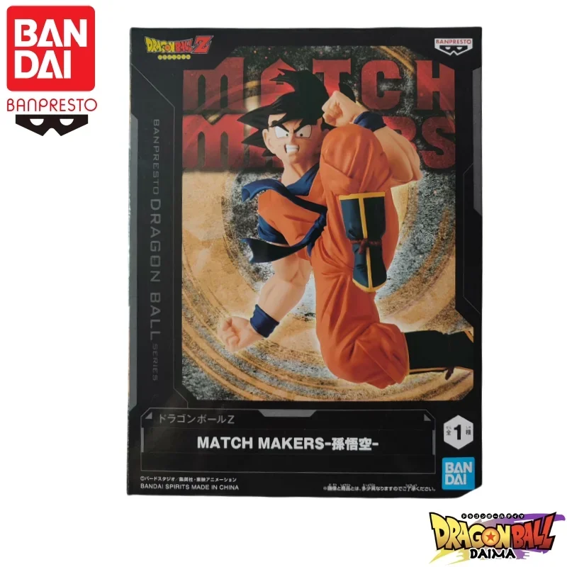 In Stock Bandai Original Banpresto Dragon Ball Match Makers Son Goku Action Figure Model Doll Brand New Boxed Figurine