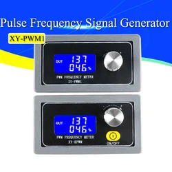 Generatore di segnali a frequenza di impulsi PWM XY-PWM1 a doppio sistema Generatore di segnali rettangolari a onde quadrate con modulo regolabile per ciclo di lavoro