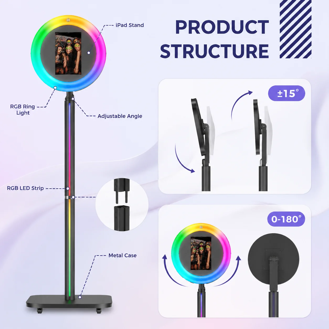 Портативная фотобудка для iPad – обзор и цена Photography Lighting Rgb