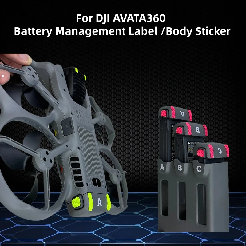 1set Battery Management Label Stickers / Body Stickers for D