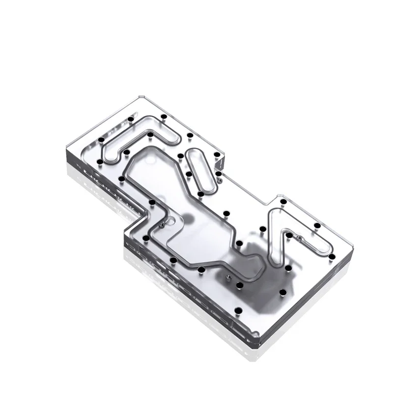 BYKSKI Acrylic Board Water Channel Solution use for IN WIN 305 /305 Chassis for CPU GPU Block / 3PIN RGB / Combo DDC Pump