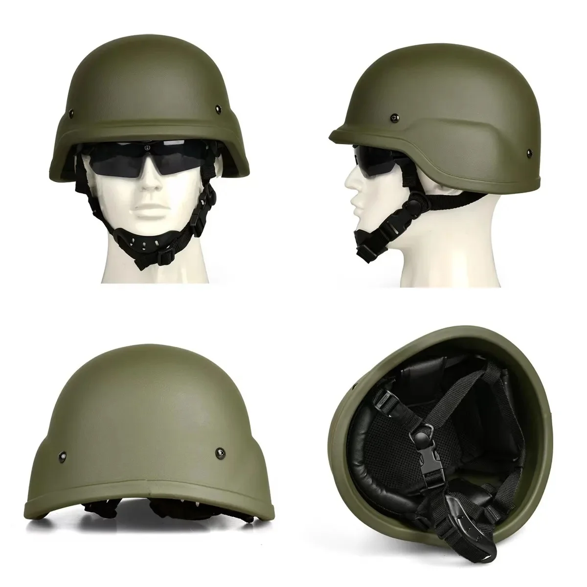 Casco NIJ IIIA ligero ISO, protección UHMWPE PASGT/M88, a prueba de balas, para militares