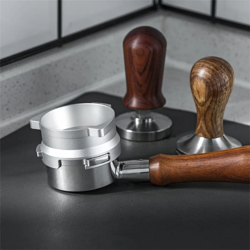 Дозирующее кольцо для приема кофейного порошкаВращающаяся петля из алюминиевого сплава для воронки для кофемашин SagePortafilter