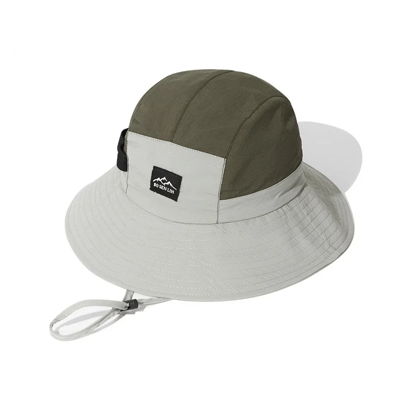 

2024 New Outdoor Sports Sun Hat for Men Women Summer Hiking Camping Mountaineering Fishing Hat Leisure Pot Hat Quick Dry