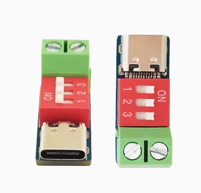 

10 шт. PDSink PD Decoy PD тестовая плата быстрой зарядки регулируемые напряжения 5 В-20 В разъем зарядки для регулировки циферблатного кода