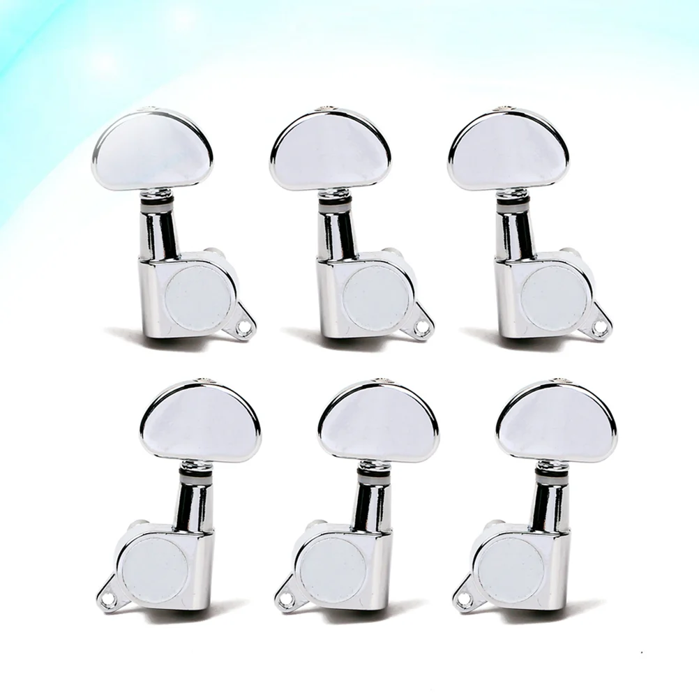 

6 PCS 3L3R Sealed Electric Guitar String Tuning Pegs Tuners Machine Heads with Mounting Screws Ferrules Bushings for Acoustic El