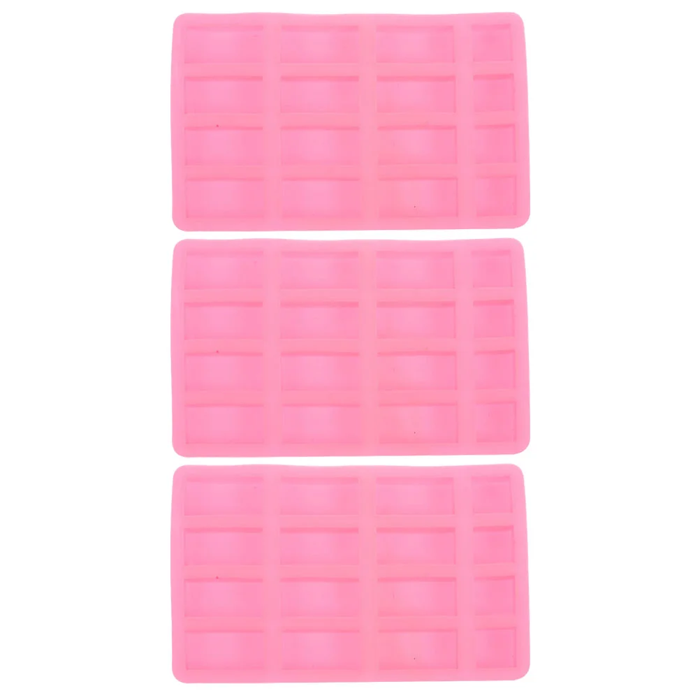 3 Pcs Suite Mold Miniature Kits Fake Bricks Silica Gel Tiny Roof Tiles Silicone