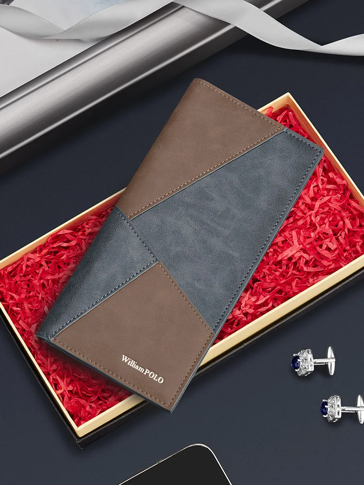 paul-men's-long-wallet-ultra-thin-simple-fashion-soft-money-clip-multiple-card-slots-leather-bifold-wallet-for-young-men