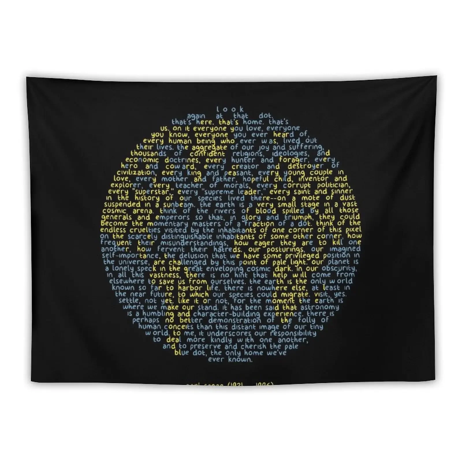 Pale Blue Dot Tapestry Wall Tapestries Room Aesthetic Aesthetic Decoration Tapestry