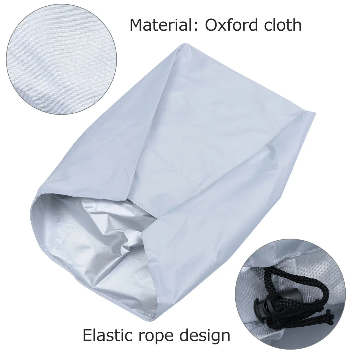 

Durable Oxford Fabric Boat Seat Cover White Waterproof Uv Resistant Outdoor Protection for Fishing Marine Seats 56x61x64 Cm