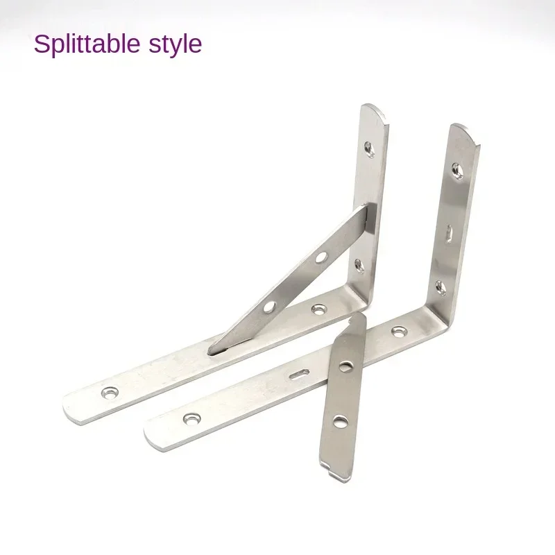 Triangular bracket made of stainless steel material, wall mounted bracket, wall mounted bracket, fixed right angle bracket