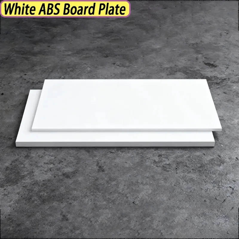 Thk 0.5-5mm White ABS Board Plate Plastic Transformation Board DIY Model for Construction Model Accessories Making Materials