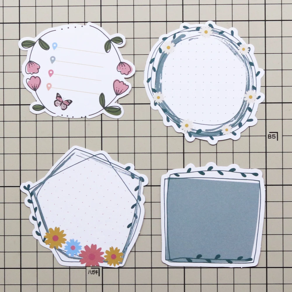 Creative Path Tranquil Place Scrapbooking Journaling Komplettsets 15 Stück Dekorative Papier-Ausschnitte Rahmen Aufkleber DIY Bastelsets – Detail 24