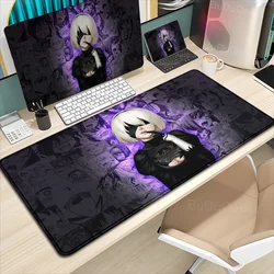 Gaming Nier Automata 2B Mousepad PC Antislip Carpet XXL Laptop Desk Mat Locking Edge Computer Expansion Pad Keyboard Accessories