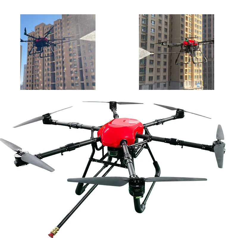 Smart Cleaning Drone for Commercial Use with Modular Design Fast Charging Battery and Precise Remote Water Adjustment System