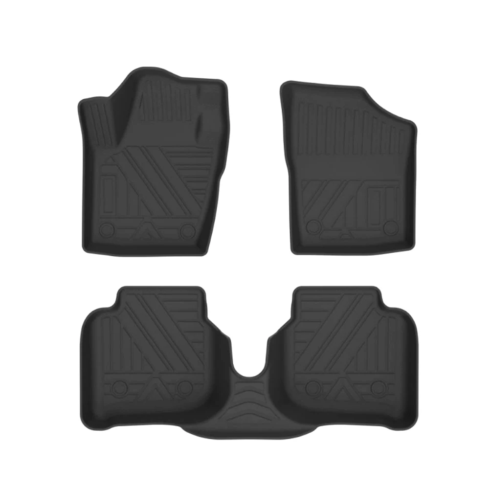 

3D Foot Pad Customized For Skoda RAPID 2014-2019 Custom Floor Mats Fully Surrounded Floor Liner Waterproof Non-Slip Carpet Pads