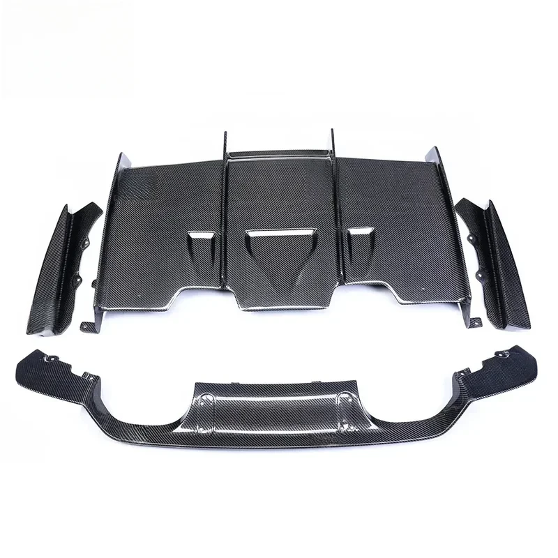 PSM Styling Real Sp B F0 Carbon Fiber Diffuser F F M4 4pcs Rear Bumper Lip