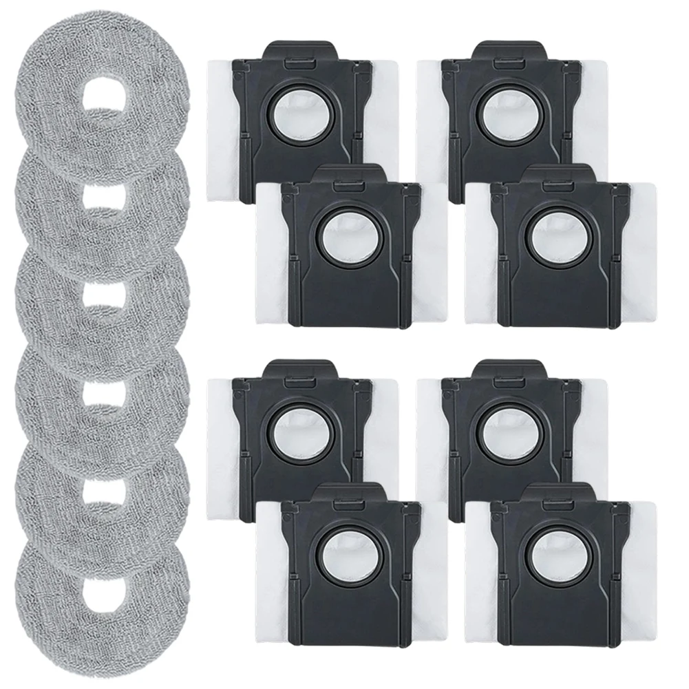 交換用モップクロスとダストバッグキット L10s Pro用、Ultra Heat/X40用、Ultra/X50ロボット掃除機用、詰まり防止部品