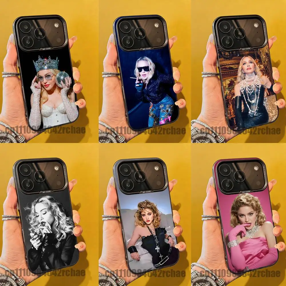 

For Singer M-Madonna Like a Virgin Phone Case iPhone 15,16,12,14,13,17,11,E,Pro,Max,Plus,Air,Mini Black TPU Cover