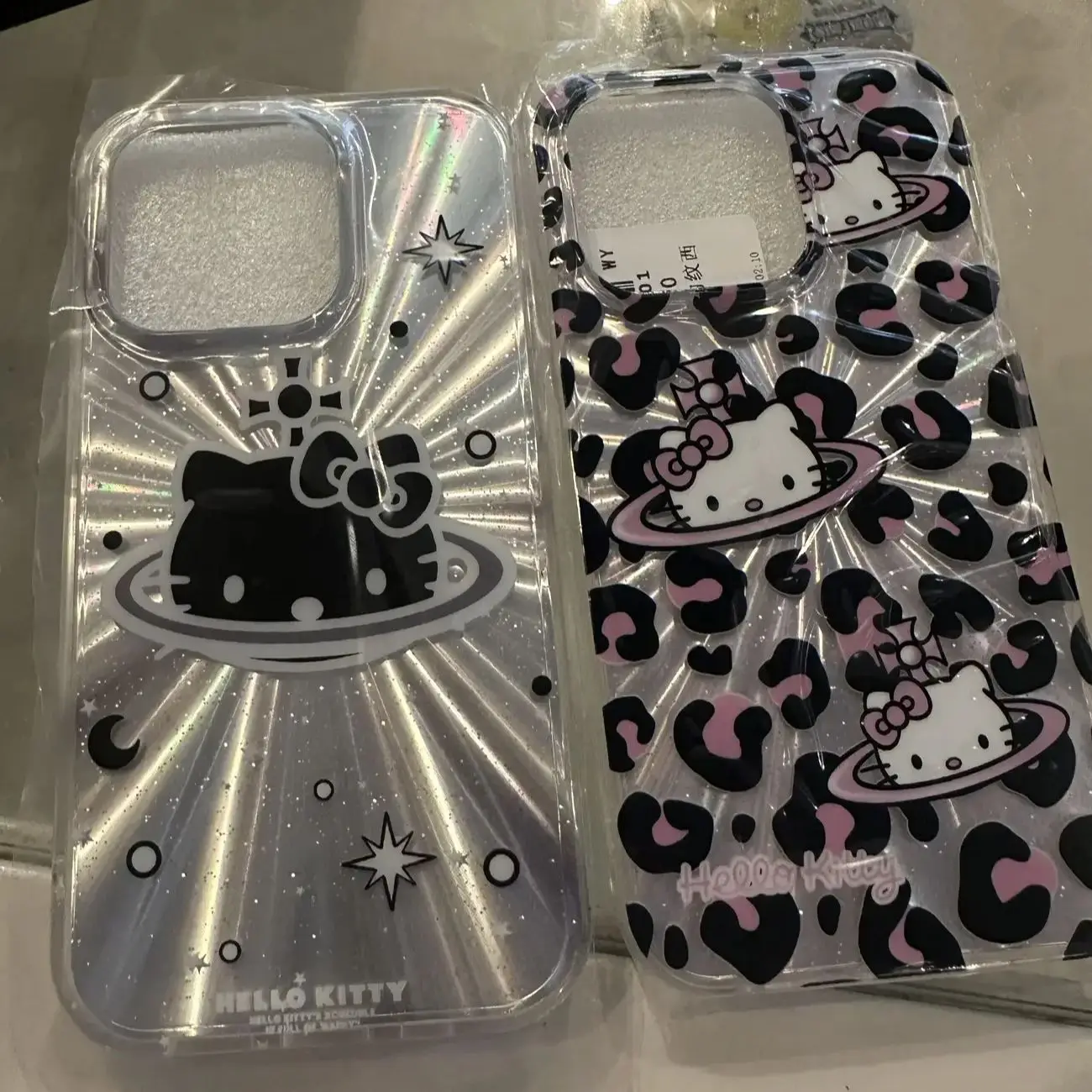 الكورية الوردي ليوبارد كوكب الكرتون مرحبا كيتي جراب هاتف آيفون 16 15 14 13 12 11 برو ماكس XR XS ماكس 7 8 زائد غطاء Y2k صغير