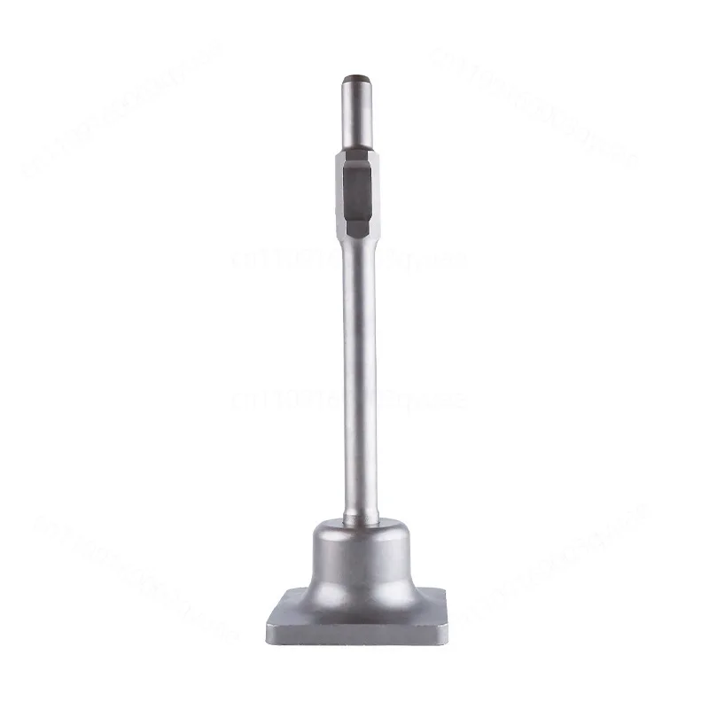split-soil-compactor-bit-hex-five-spline-65a-shank-electric-hammer-tamper-head-for-ground-compaction-gravel-flattening