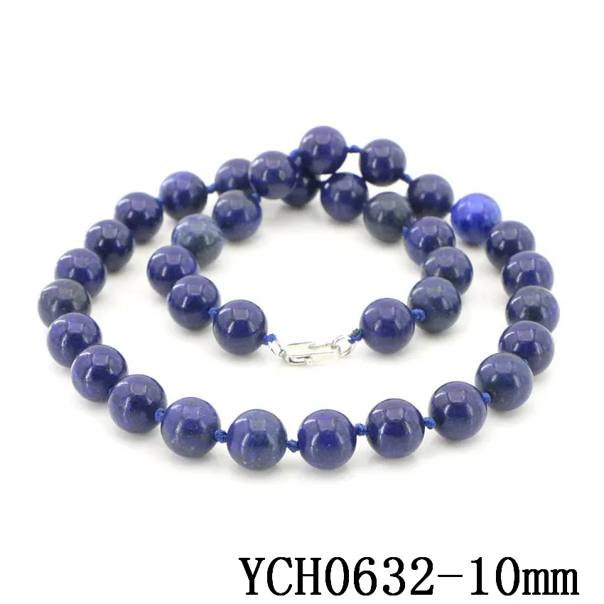 New Arrival 6-14mm Lapis Lazuli Tower Necklace Chain for Women Girls Gifts Wholesale Jewelry Making Wholesale Price 18inch