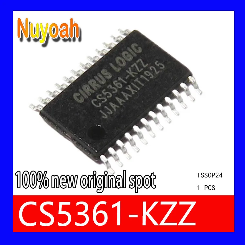 100% new original spot CS5361-KZZ CS5361 KZZ TSSOP24 dual 24-bit ADC 114 dB, 192 kHz, Multi-Bit Audio A/D Converter