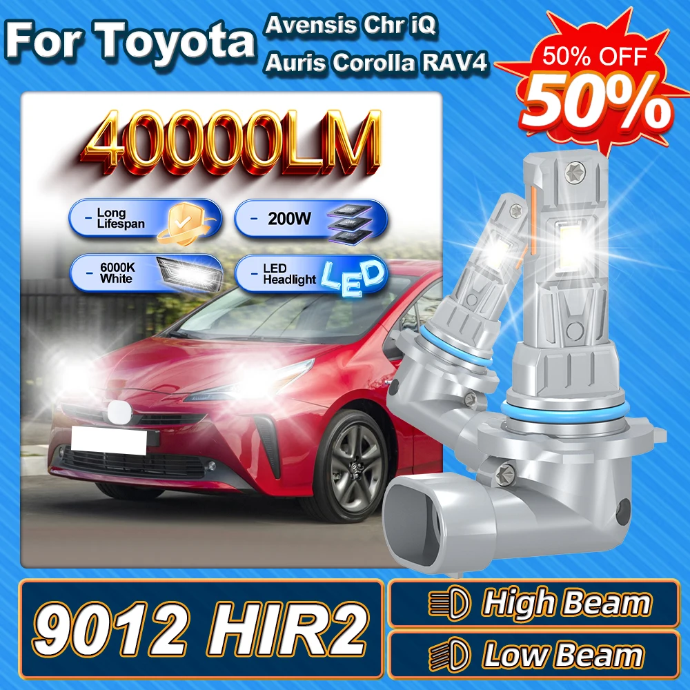 

9012 High Low Beam Lamp For Toyota Avensis 2015-2023 Chr 2016-2023 iQ 2009-2015 Auris 2012-2018 Corolla 2019-2023 RAV4 2016-2018