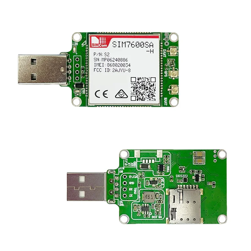 SIMcom SIM7600SA-H persévérance CAT4 USB Dongle breakout kit TE-A 1pcs