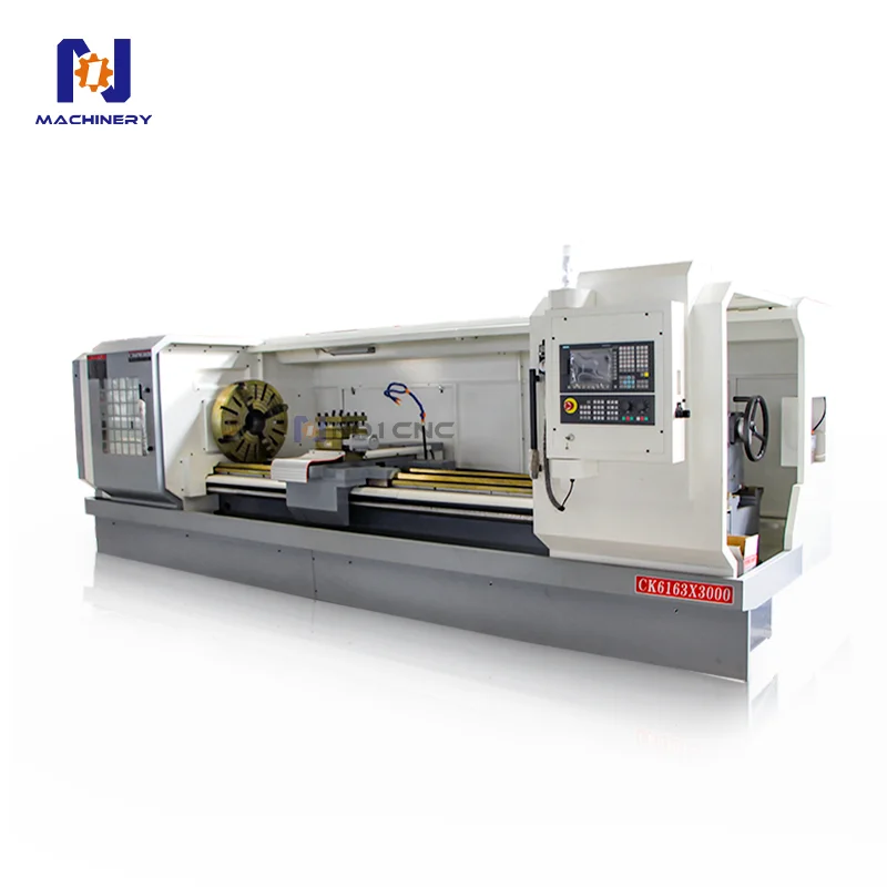 CK6163 Automatic Turning Flat Bed Cnc Lathe Hine For Metal With FANUC/SIEMENS