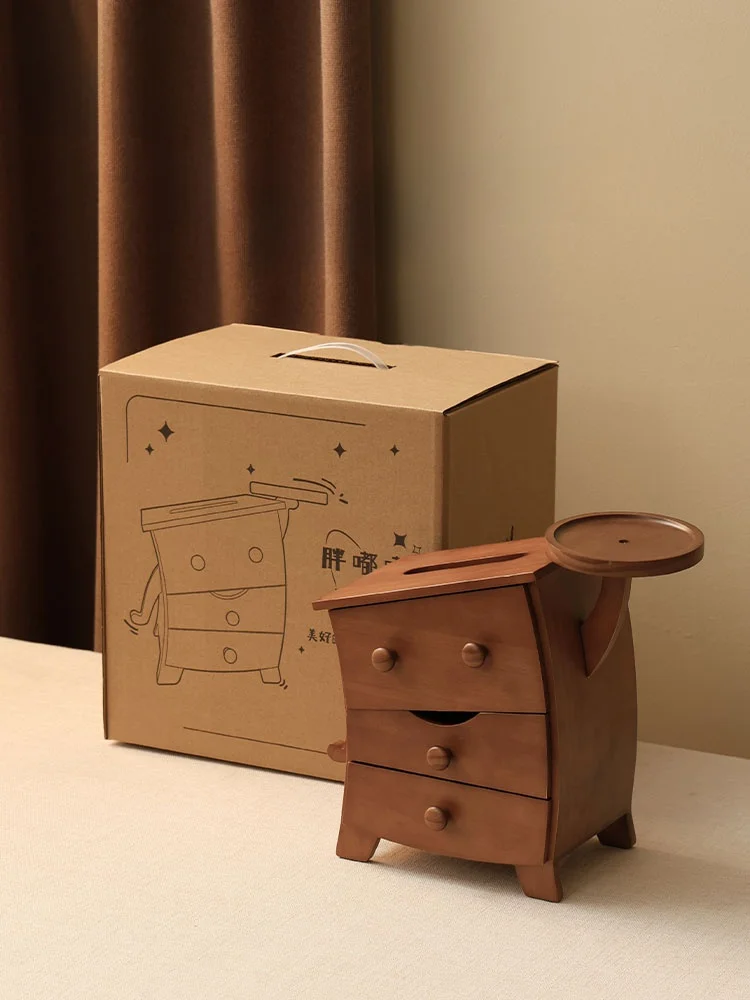 

Fanhuan New Home Moving Gift Cute Plump Storage Box Creative Gift for Frie Birthday Wedding Anniversary Chinese Red Color