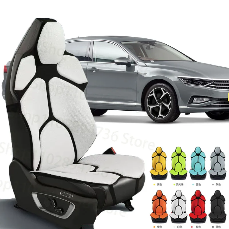 

FOR VW Magotan Cushion Car Seat Chair Back Mesh Lumbar Back Brace Massage Back Pad Support Home Office