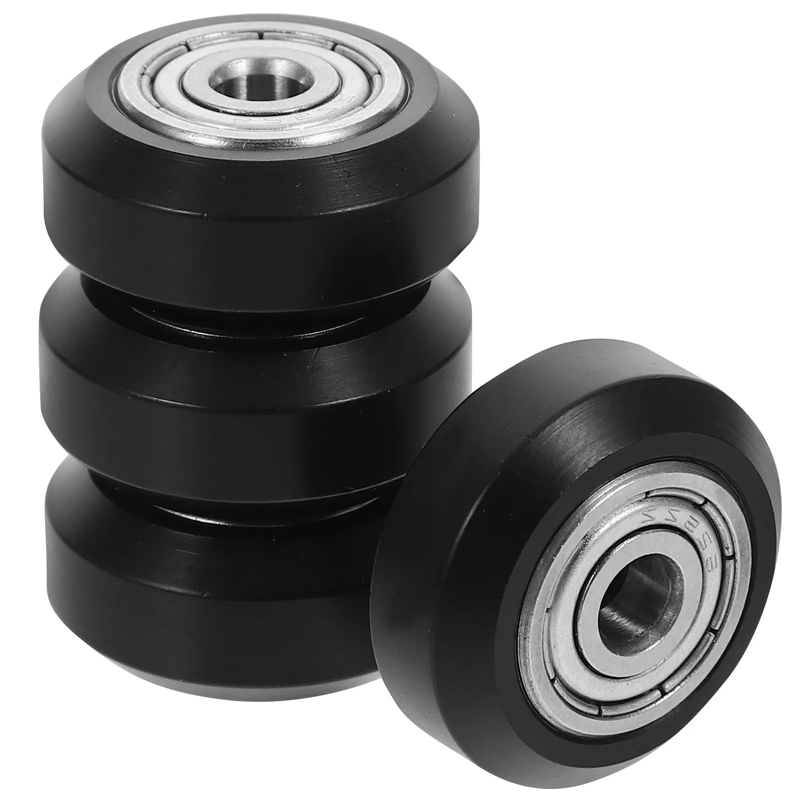 

4Pcs Large Bearing Pulley Wheels Sturdy Durable Smooth Running Printer Pom Pulley Wheels 3D Printer Parts Accessory