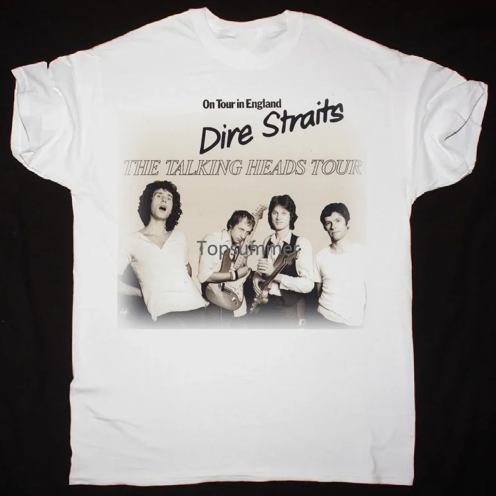 

Dire Straits The Talking Heads Tour T-Shirt Cotton White Men S To 2345Xl K3712