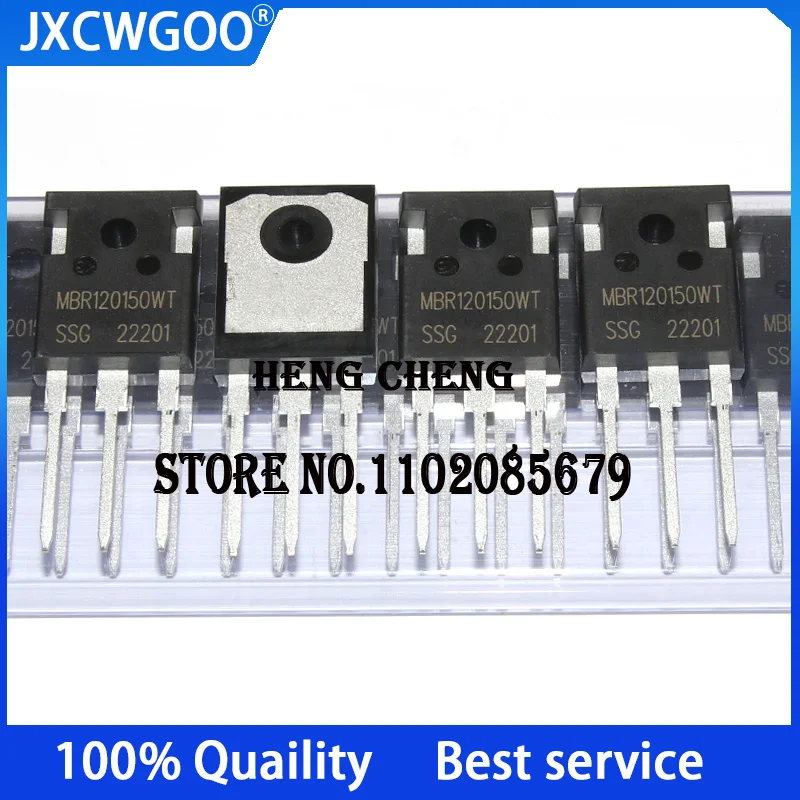 10-50PCS 100%New Original MBR120150WT MBR120150 TO-247 150V Schottky diode