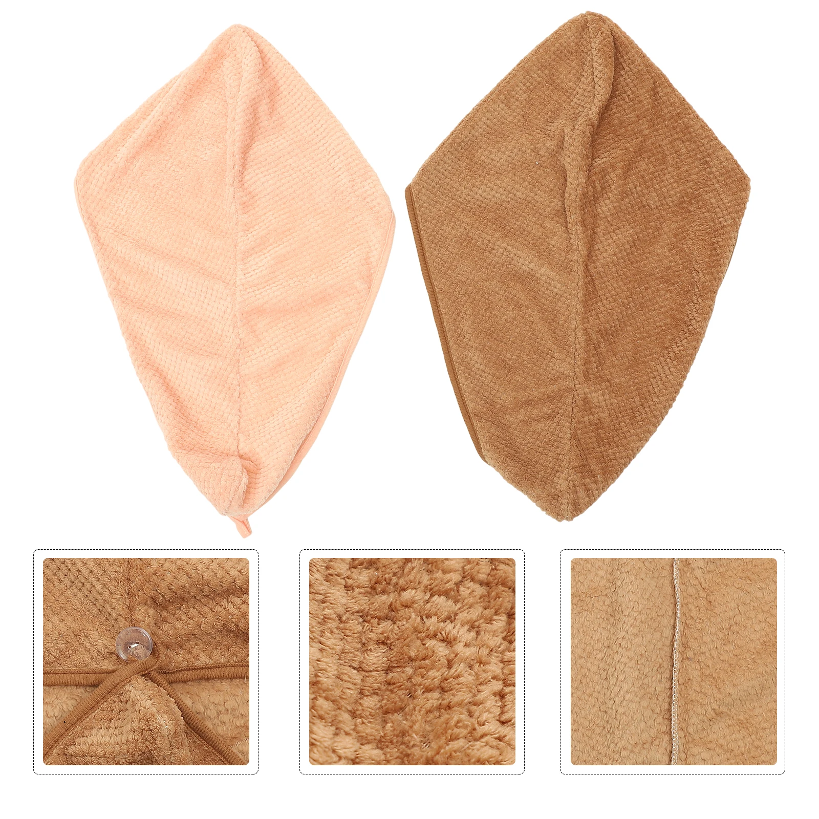 

Coral Fleece Dry Hair Hat Microfiber Quick Towels Hair Wrap Women Bath Spa Accessories Soft Absorbent Practical Popular