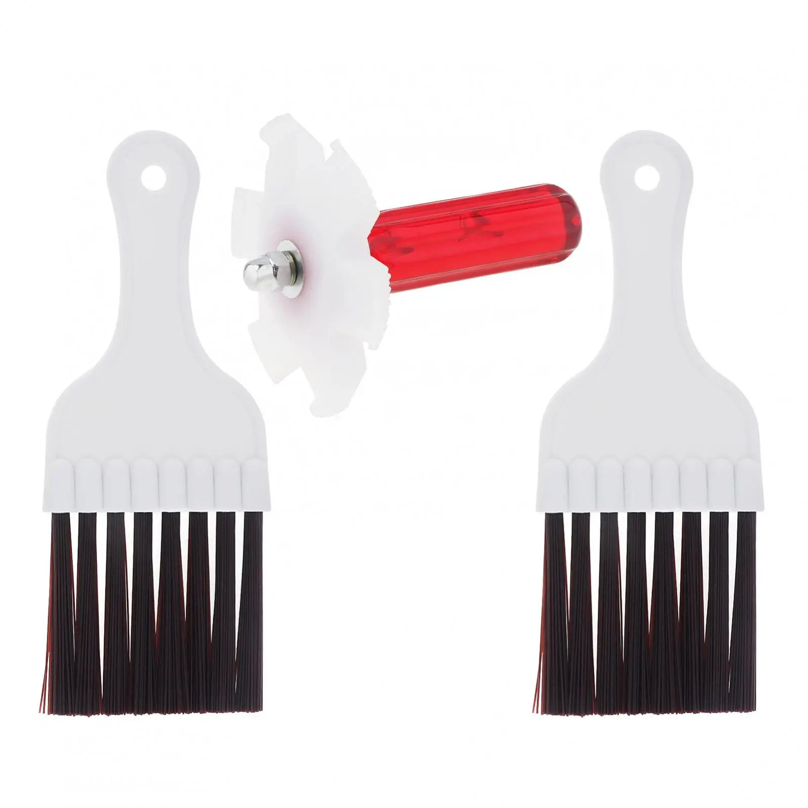 

3pcs Convenient Reusable Condenser Fin Straightener Cleaning Brush Air Conditioning Appliance Parts & Accessories