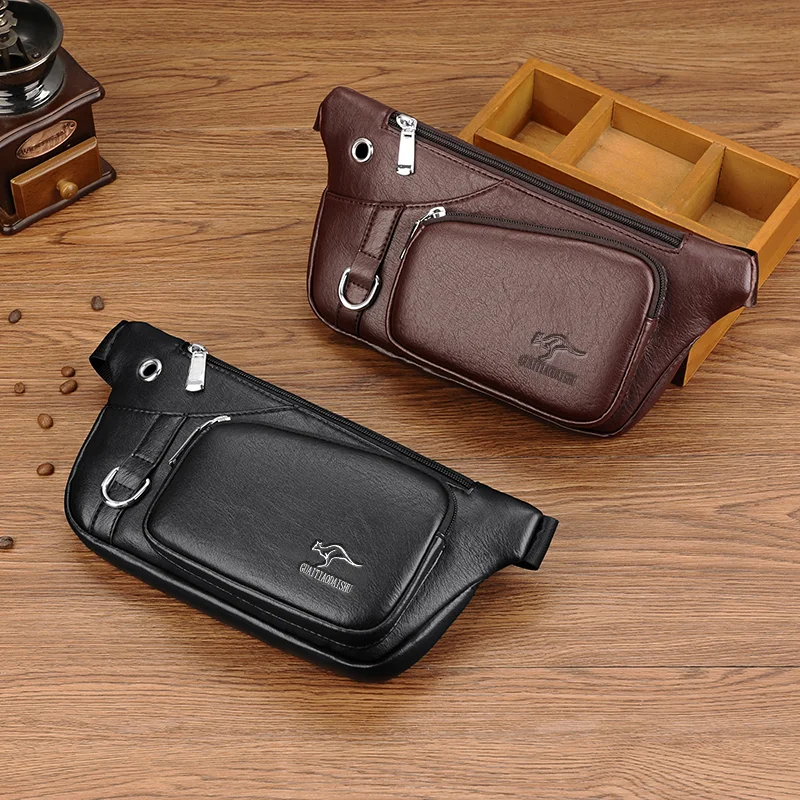 

Men's Waist Bag, Casual Fanny Pack for Phone/Cards, Travel Outdoor Adjustable Belt Bag, Chest Pack