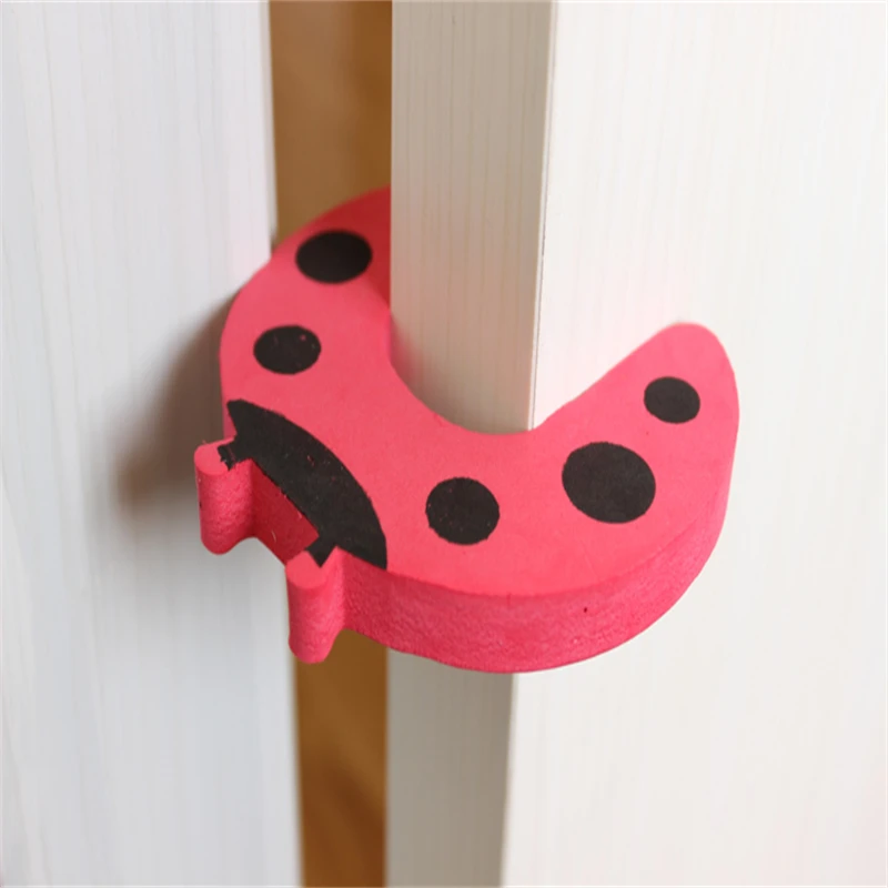 5pcs/lot Silicone Doorways Gates Decorative Door Stopper Baby Safety Care Cartoon Animal Jammer Kid Children Protection
