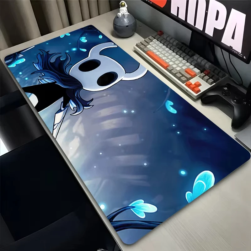 Hollow Knight Anime Mouse Pad Large Keyboard Lockrand Desktop Game Mat Rubber Non-slip Carpet PC Convenient Washable 90x40 80x30 view 5