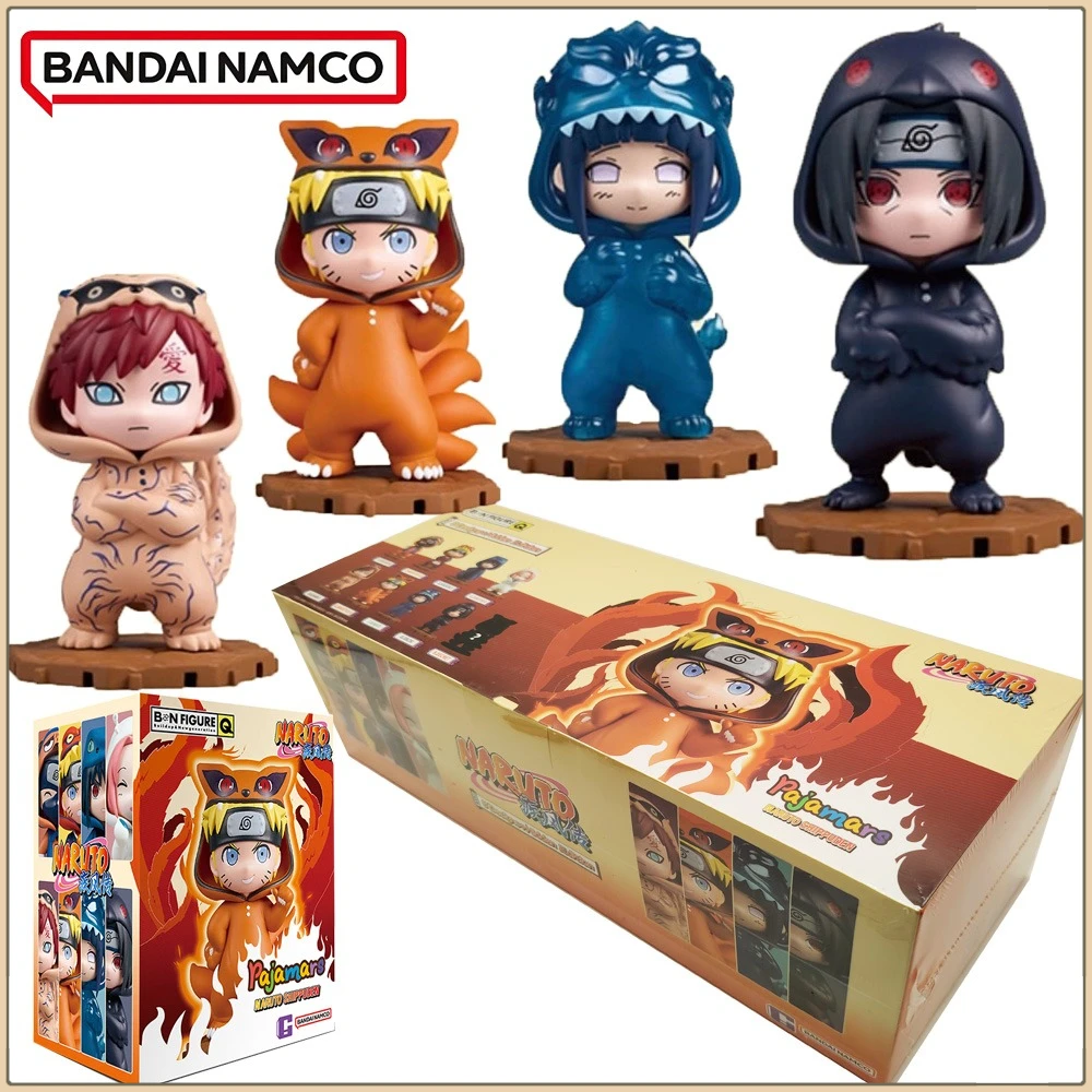 

Genuine Bandai Naruto Shippuden Series Blind Box Cartoon Q-version Figures Model Toys Desktop Display Surprise Gifts Hot Sales