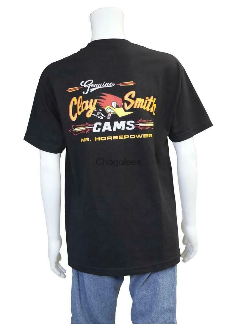 Mr. Horsepower Clay Smith Cams (M70)Black T-SHIRT 100% Cotton MOPAR CHEV