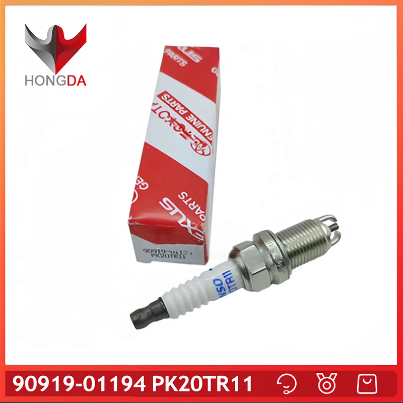 HONGDA Bujía de platino para Toyota Solara, Camry, Rav4, Avensis, Lexus, ES300, Avalon, Sienna,90919-01194, PK20TR11