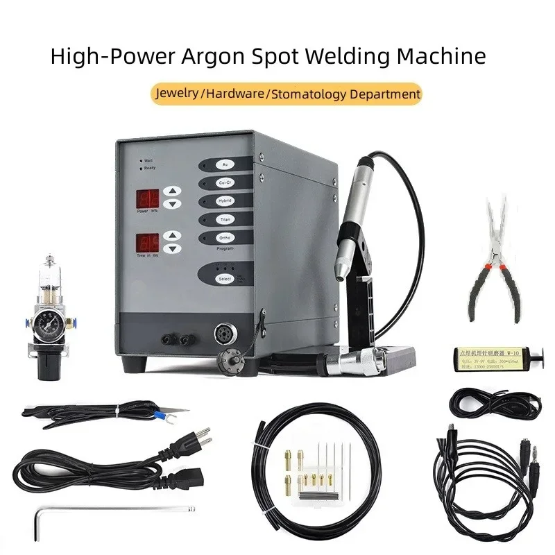 Portable Stainless Steel Spot Welder for Jewelry Welding with Argon Arc