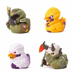 Original Numskull TUBBZ DOOM Hell Knights Cartoon Character Collection Duck Collectible Ornaments Desktop Bathtub Toys Kid Gifts