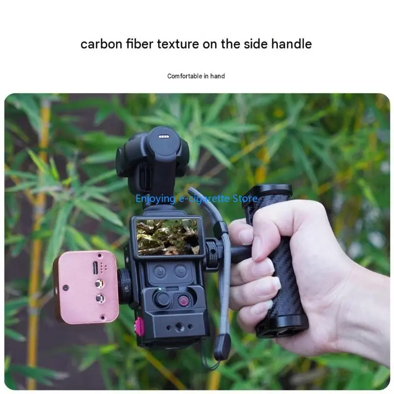 Handheld-Videokäfig für Pocket 4P 4 3 mit seitlich offenem Rahmen. Verwenden Sie Y4QF – Detail 5